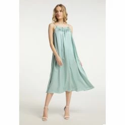 Dreimaster Robe maxi 31416051 ikita for Robes Couleur Bleu -Boutique en ligne Dreimaster 20714483 500 C