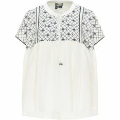 Dreimaster Tunique 37315424 Fumo for Tops / Blouses Couleur Blanc