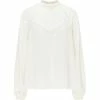 Dreimaster Tunique 37315574 embell for Tops / Blouses Couleur Blanc -Boutique en ligne Dreimaster 20714533 500 A
