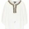 Dreimaster Tunique 37316020 embell for Tops / Blouses Couleur Blanc