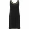 Dreimaster robe avec broderie de perles 37316023 embell for Robes Couleur Noir -Boutique en ligne Dreimaster 20714541 500 A
