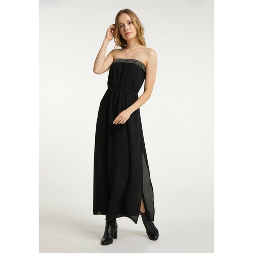 Dreimaster Robe maxi 37316024 embell for Robes Couleur Noir 4 Dreimaster Robe maxi 37316024 embell for Robes Couleur Noir – Image 2