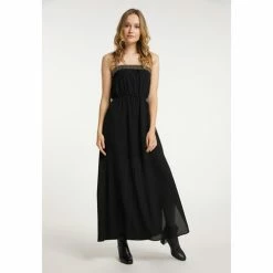 Dreimaster Robe maxi 37316024 embell for Robes Couleur Noir 7 Dreimaster Robe maxi 37316024 embell for Robes Couleur Noir -Boutique en ligne Dreimaster 20714543 500 C