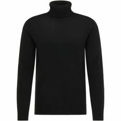 Dreimaster Pull col roulé 31818854 wais for Pulls & Gilets Couleur Noir