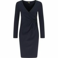 Dreimaster Drapiertes Kleid 31418829 altiplano for Robes Couleur Noir