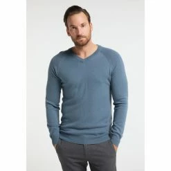 Dreimaster Chandail tricoté 31820392 for Pulls & Gilets Couleur Bleu -Boutique en ligne Dreimaster 20714910 500 C