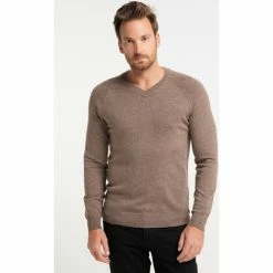 Dreimaster Chandail tricoté 31820392 for Pulls & Gilets Couleur Marron -Boutique en ligne Dreimaster 20714911 500 C