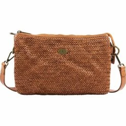 Dreimaster Umhõngetasche aus Leder 39122169 takelage for Sacs à main Couleur Marron