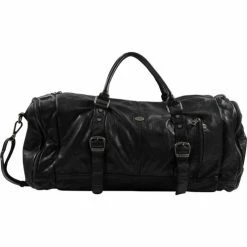 Dreimaster Weekender aus Leder 39122186 takelage for Sacs à main Couleur Noir