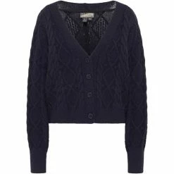 Dreimaster Manteau 39419689 keyti for Pulls & Gilets Couleur Bleu