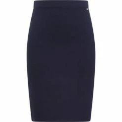 Dreimaster jupe droite 31423453 for Jupes Couleur Bleu