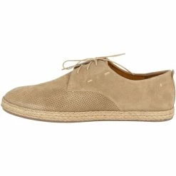 Dreimaster Veloursleder Schnürer 32524403 lymoa for Baskets mode Couleur Beige