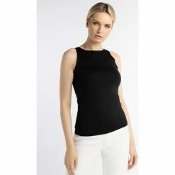 Dreimaster débardeur 31224970 colina for T-shirts & Polos Couleur Noir -Boutique en ligne Dreimaster 22938096 500 C