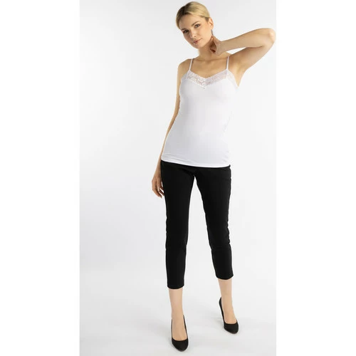 Dreimaster dessus dentelle 31224976 colina for Tops / Blouses Couleur Blanc 4 Dreimaster dessus dentelle 31224976 colina for Tops / Blouses Couleur Blanc – Image 2