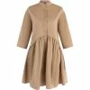 Dreimaster Robe chemise 37225597 imane for Robes Couleur Beige -Boutique en ligne Dreimaster 23329314 500 A