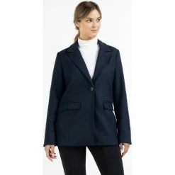 Dreimaster Langer Blazer aus Wollgemisch 31023822 nascita for Vestes Couleur Bleu -Boutique en ligne Dreimaster 23734577 500 C