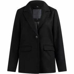 Dreimaster Langer Blazer aus Wollgemisch 31023822 nascita for Vestes Couleur Noir