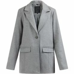 Dreimaster Langer Blazer aus Wollgemisch 31023823 nascita for Vestes Couleur Gris