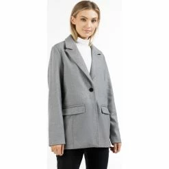 Dreimaster Langer Blazer aus Wollgemisch 31023823 nascita for Vestes Couleur Gris -Boutique en ligne Dreimaster 23734580 500 C
