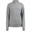 Dreimaster Strick Pullover Turtleneck 39525066 palpito for Pulls & Gilets Couleur Gris