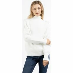 Dreimaster Strick Pullover Turtleneck 39525066 palpito for Pulls & Gilets Couleur Blanc -Boutique en ligne Dreimaster 23734594 500 C
