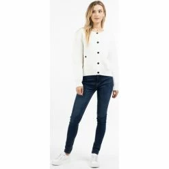 Dreimaster Strickjacke mit Knöpfen 39525068 palpito for Pulls & Gilets Couleur Blanc -Boutique en ligne Dreimaster 23734600 500 B