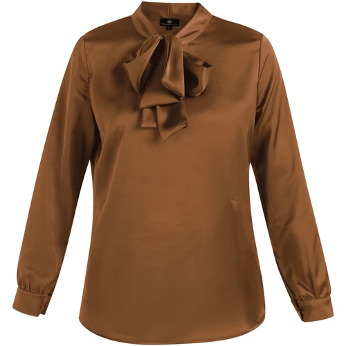Dreimaster Blouse à manches longues 31225622 baradello for Tops / Blouses Couleur Marron 3 Dreimaster Blouse à manches longues 31225622 baradello for Tops / Blouses Couleur Marron