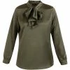 Dreimaster Blouse à manches longues 31225622 baradello for Tops / Blouses Couleur Vert -Boutique en ligne Dreimaster 23734607 500 A