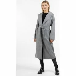 Dreimaster Übergangsmantel aus Wollgemisch 37023782 tuxe for Manteaux Couleur Gris -Boutique en ligne Dreimaster 23824614 500 C