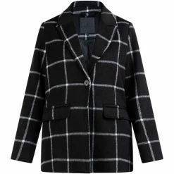 Dreimaster Langer Blazer aus Wollgemisch 31023825 nascita for Vestes Couleur Multicolore