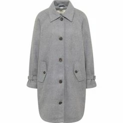 Dreimaster Übergangsmantel aus Wollgemisch 37023772 tuxe for Vestes Couleur Gris