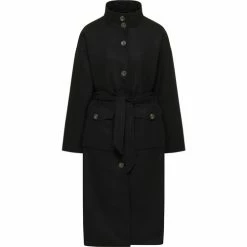 Dreimaster Übergangsmantel aus Wollgemisch 37023779 tuxe for Manteaux Couleur Noir