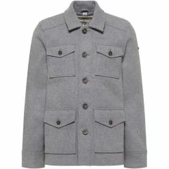 Dreimaster Übergangsjacke aus Wollgemisch 37523752 tuxe for Vestes Couleur Gris