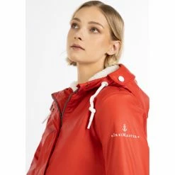 Dreimaster Regenmantel mit Webpelzfutter in Teddyoptik 35023144 drymaster for Manteaux Couleur Rouge -Boutique en ligne Dreimaster 23849807 500 C