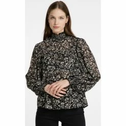 Dreimaster Bluse mit Blütenprint 37324865 bridgeport for Tops / Blouses Couleur Autres -Boutique en ligne Dreimaster 23849812 500 B
