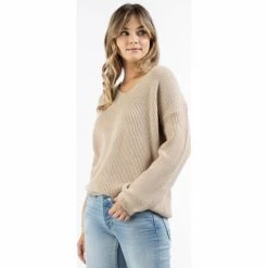 Dreimaster Chandail tricoté grossier 39425053 idem for Pulls & Gilets Couleur Beige -Boutique en ligne Dreimaster 23849821 500 C