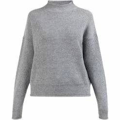 Dreimaster Strick Pullover Turtleneck 39425069 imane for Pulls & Gilets Couleur Gris