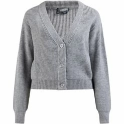 Dreimaster Strickjacke mit Knöpfen 39425070 imane for Pulls & Gilets Couleur Gris