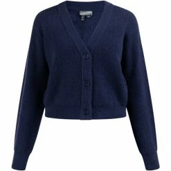 Dreimaster Strickjacke mit Knöpfen 39425070 imane for Pulls & Gilets Couleur Bleu