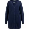 Dreimaster Strick Long Cardigan 39425071 imane for Pulls & Gilets Couleur Bleu -Boutique en ligne Dreimaster 23849830 500 A
