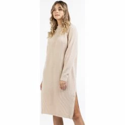 Dreimaster Strick Langarmkleid midi 39425072 imane for Robes Couleur Beige -Boutique en ligne Dreimaster 23849831 500 C