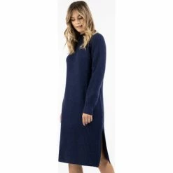 Dreimaster Strick Langarmkleid midi 39425072 imane for Robes Couleur Marine -Boutique en ligne Dreimaster 23849833 500 C