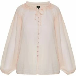Dreimaster blouse en coton 37325760 markani for Tops / Blouses Couleur Rose