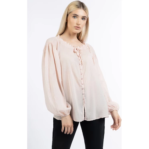 Dreimaster blouse en coton 37325760 markani for Tops / Blouses Couleur Rose 5 Dreimaster blouse en coton 37325760 markani for Tops / Blouses Couleur Rose – Image 3