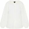 Dreimaster blouse en coton 37325760 markani for Tops / Blouses Couleur Blanc -Boutique en ligne Dreimaster 23849838 500 A