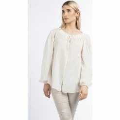 Dreimaster blouse en coton 37325760 markani for Tops / Blouses Couleur Blanc -Boutique en ligne Dreimaster 23849838 500 C