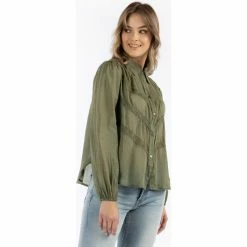 Dreimaster Baumwollbluse mit Spitze 37325761 naemi for Tops / Blouses Couleur Vert 7 Dreimaster Baumwollbluse mit Spitze 37325761 naemi for Tops / Blouses Couleur Vert -Boutique en ligne Dreimaster 23849841 500 C