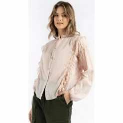 Dreimaster Baumwollbluse mit Spitze und Rüschen 37325763 naemi for Tops / Blouses Couleur Rose 7 Dreimaster Baumwollbluse mit Spitze und Rüschen 37325763 naemi for Tops / Blouses Couleur Rose -Boutique en ligne Dreimaster 23849847 500 C