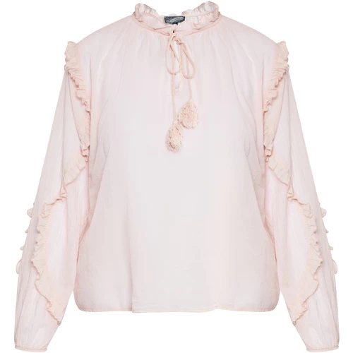 Dreimaster Baumwollbluse mit Rüschen 37325764 naemi for Tops / Blouses Couleur Rose 3 Dreimaster Baumwollbluse mit Rüschen 37325764 naemi for Tops / Blouses Couleur Rose