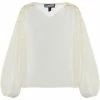 Dreimaster Baumwollbluse mit Spitze 37325765 naemi for Tops / Blouses Couleur Blanc -Boutique en ligne Dreimaster 23849858 500 A